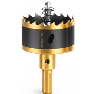 Heavy-duty M42 Bi-Metal 53mm Hole Saw Cutter with Pilot Bit