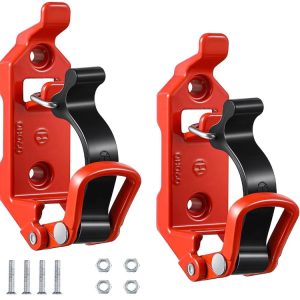 Heavy-Duty Quick-Release Rubber Clamp Mounts for Offroad Tool Storage