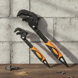 Multi-Function Magic Wrench Set: Universal Adjustable Single-Sided Pipe Wrench for Home and Professional Use.