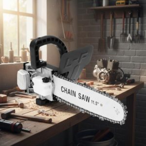 11.5-Inch Electric Chainsaw Attachment Stand Bracket Set for 4-Inch Angle Grinders