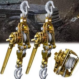 Grip Puller Rope Tightener 1T Single Line for Engineering Transporting Logs, Industrial Use Tool