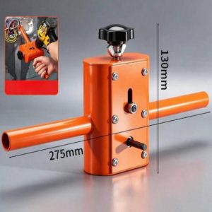Portable Drill-Powered Wire Threading Machine Cable Puller for Metal Electricians Wiring Wall Openings Orange Tool