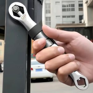 Dual-Head Multipurpose Ratchet Spanner for Automotive Repair in a 23-in-1 Universal Wrench Set